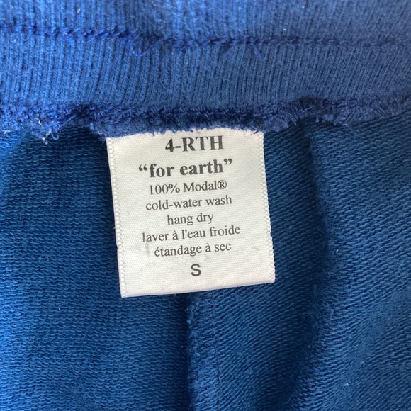 4-RTH blue jogger shorts size small - Picture 6 of 7